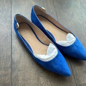 Beautiful blue Tory Burch flats in 7M
